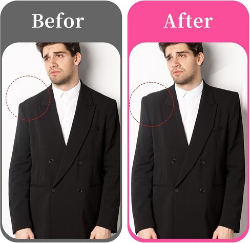 WLLHYF 3 Pairs Set-in Shoulder Pads 1.5cm Thickening Sewing Sponge Shoulder Pad Breathable Foam Shoulder Enhancer for Women Men Clothing Round Sloping High Low Shoulders Blazer Suit T-Shirt in Saudi Arabia