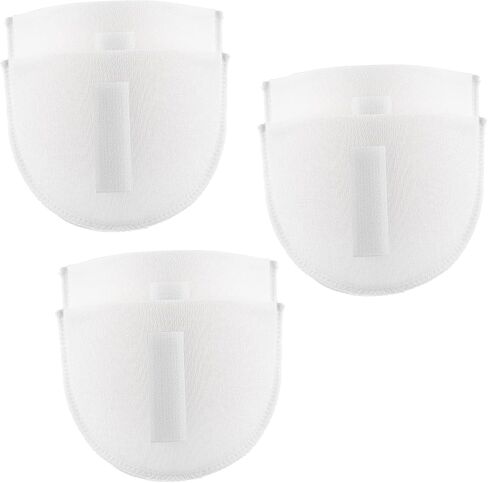 WLLHYF 3 Pairs Set-in Shoulder Pads 1.5cm Thickening Sewing Sponge Shoulder Pad Breathable Foam Shoulder Enhancer for Women Men Clothing Round Sloping High Low Shoulders Blazer Suit T-Shirt in Saudi Arabia