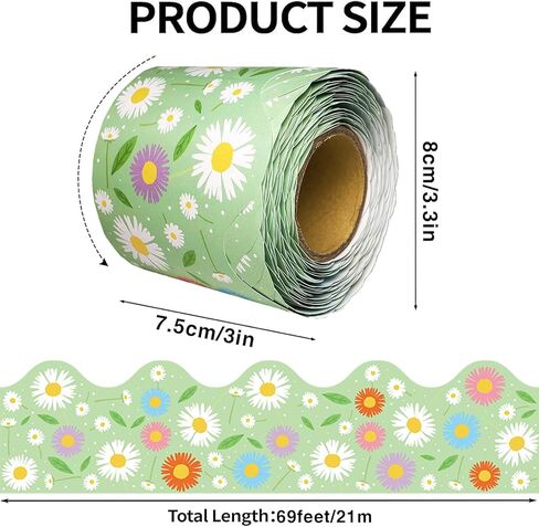 69 Feet St Patricks Day Bulletin Board Decorations Lucky Green Shamrock Clover Bulletin Board Border Trim，for St. Patrick's Irish Party School Office Chalkboard Doors Wall Windows Party Decoration in Kuwait