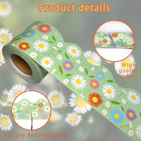 69 Feet St Patricks Day Bulletin Board Decorations Lucky Green Shamrock Clover Bulletin Board Border Trim，for St. Patrick's Irish Party School Office Chalkboard Doors Wall Windows Party Decoration in Kuwait