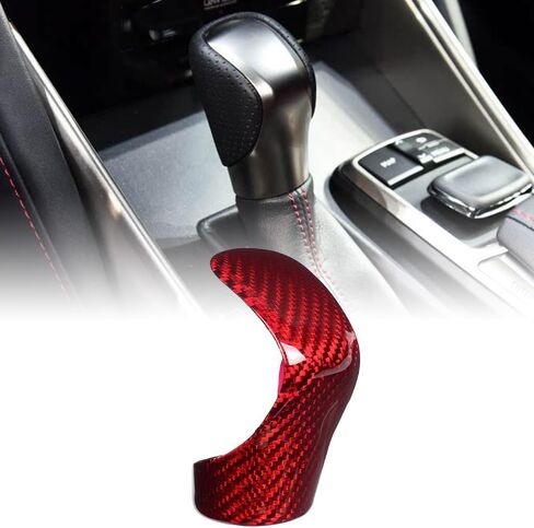 غطاء مقبض الترس من ألياف الكربون لكزس IS200 IS300 IS350 IS500 F Sport 2014-2018-2021 2022 ، ل exus es350 RC30 NX300 RX350 RX450 in Kuwait
