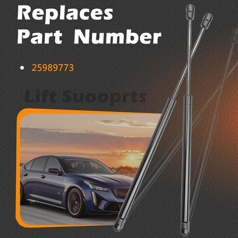 23.58 IN 2Pcs Liftgate Lift Support Tailgate Hatch Struts Gas Spring Shocks Rod Compatible with Cadillac 2010-2016 Srx Replaces 25989773 (Note: w/o Power Liftgate,Body Code NG26,4 Door, Sport Utility) in Saudi Arabia