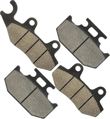 Caltric Front Rear Brake Pads Compatible with Kawasaki Motorcycle Kdx200 Kdx-200 Kdx 200 1993 1994 Front Rear Brakes in Saudi Arabia