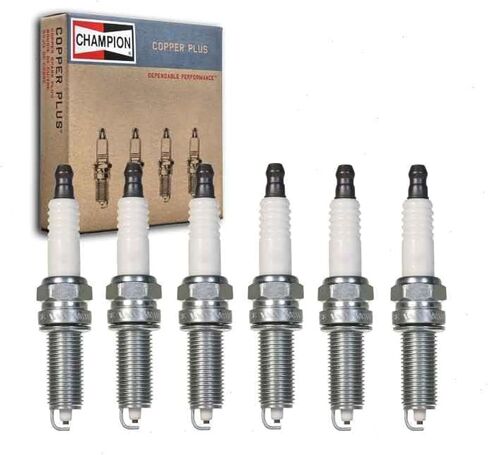 6 PC Champion Copper Plus Spark Plugs متوافقة مع Kia Sorento 3.3L 3.5L V6 2011-2018 in Saudi Arabia