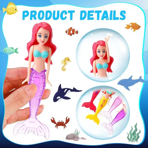 Civaner 4 قطع من حورية البحر غوص ألعاب الحمام حورية البحر ألعاب حورية البحر ألعاب سباحة السباحة ألعاب السباحة للفتيان الفتيات المراهقات البالغين in Kuwait