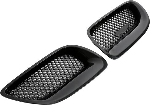 HECASA Grille Set Compatible with 2004-2006 Pontiac GTO Upper Bumper Grill ABS Plastic Black in Saudi Arabia