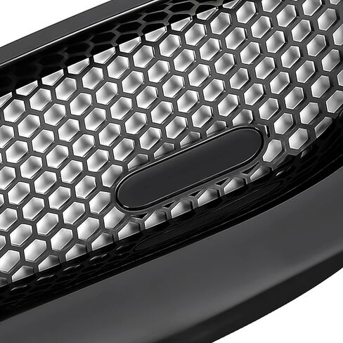 HECASA Grille Set Compatible with 2004-2006 Pontiac GTO Upper Bumper Grill ABS Plastic Black in Saudi Arabia
