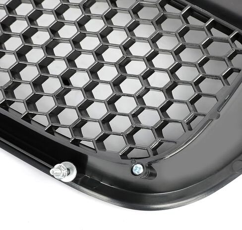 HECASA Grille Set Compatible with 2004-2006 Pontiac GTO Upper Bumper Grill ABS Plastic Black in Saudi Arabia