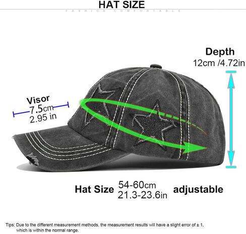 Ponytail Hats Womens Washed Distressed Baseball Cap Sun Hat in Saudi Arabia