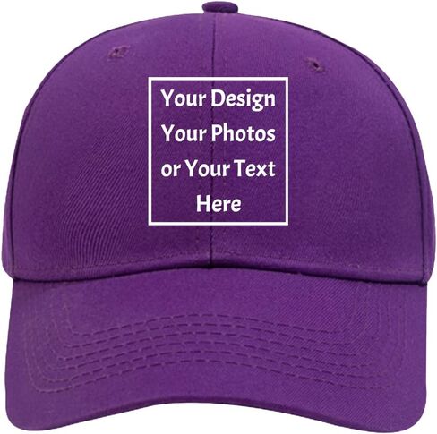 Custom Your Own Picture Text Logo Unisex Personalized Plain Adjustable Hat Baseball Cap in Saudi Arabia