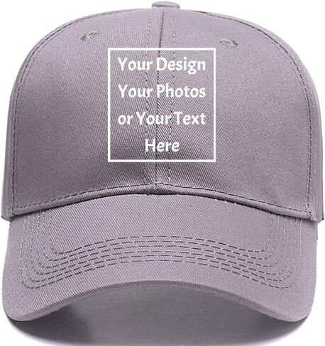 Custom Your Own Picture Text Logo Unisex Personalized Plain Adjustable Hat Baseball Cap in Saudi Arabia