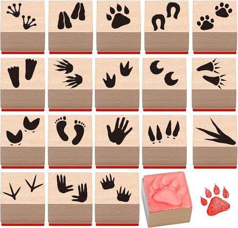 MOTIMIND 18 PCS جميع طوابع الخشب العطلة مجموعة طوابع عطلات مطاطية خشبية لزخارف صنع البطاقات ومستلزمات القصاصات in Saudi Arabia