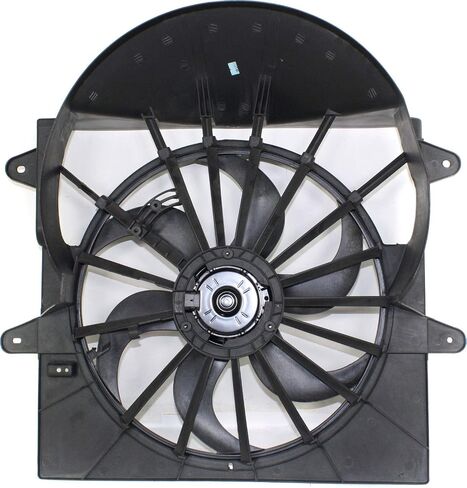 Garage-Pro Radiator Cooling Fan Assembly Compatible with 2005-2009 Jeep Grand Cherokee, Fits 2006-2009 Commander in Saudi Arabia