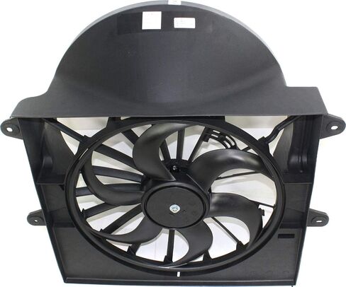 Garage-Pro Radiator Cooling Fan Assembly Compatible with 2005-2009 Jeep Grand Cherokee, Fits 2006-2009 Commander in Saudi Arabia