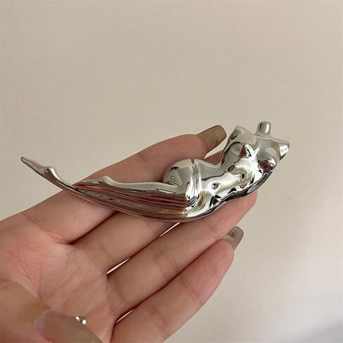 Sexy Female Human Body Sculpture Brooch for Women Girlfriend Fashion Lapel Pin Corsage Badge Elegant Dress Accessories Personalized Exquisite Unique Party Jewelry for Wife Mom Art Decoration in Saudi Arabia
