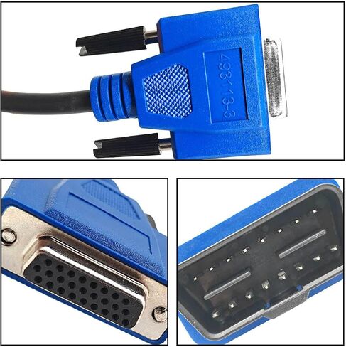 493113 OBD2 Diagnostic Cable Adapter for Nexiq USB Link 2 & 3 for J1962 Vehicles Replacement for Ford for GM for Dodge for Volvo for Mack for Isuzu for Hino,16-Pin in Saudi Arabia