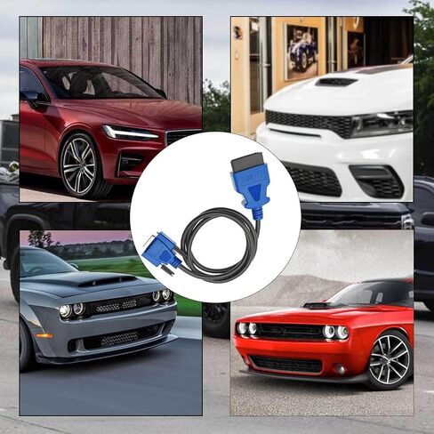 493113 OBD2 Diagnostic Cable Adapter for Nexiq USB Link 2 & 3 for J1962 Vehicles Replacement for Ford for GM for Dodge for Volvo for Mack for Isuzu for Hino,16-Pin in Saudi Arabia