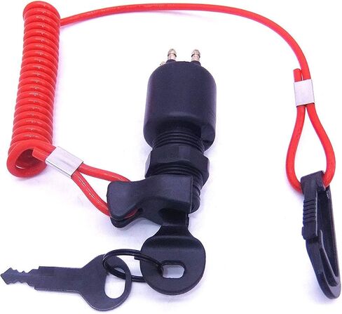SouthMarine 5005801 175974 05005801 0175974 Ignition Switch & Key Assembly with Lanyard for OMC Johnson Evinrude 40-200HP Outboard Motor in Saudi Arabia