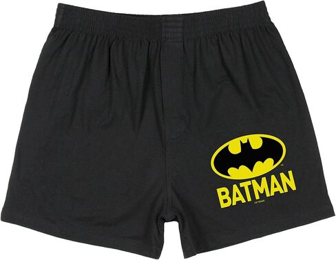 INTIMO DC Comics Men's Batman Classic Logo Tag-Free Boxer Shorts Underwear Lounge Sleepwear in Saudi Arabia