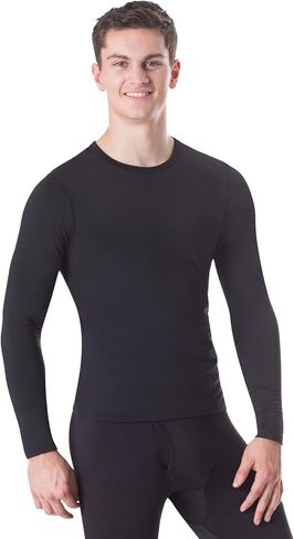 Rocky Thermal Shirts for Men Long Sleeve Thermals Base Layer Top Warm Fleece Lined Long Johns Underwear Cold Weather/Skiing in Saudi Arabia