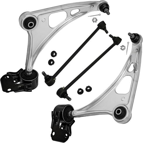 Detroit Axle - Front Control Arms Sway Bars for Acura 2014-2020 MDX 2 Front Lower Control Arms with Ball Joints Assembly 2 Sway Bar End Links 2015 2016 2017 2018 2019 Replacement in Saudi Arabia