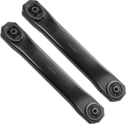 Detroit Axle - 4pc مجموعة أذرع التحكم الخلفية لـ 99-04 Jeep Grand Cherokee 1999 2000 2001 2002 2003 ، 2 ذراعي التحكم السفلية ، 1 ذراع التحكم العلوي ، مفصل الكرة العلوي ، بديل in Kuwait