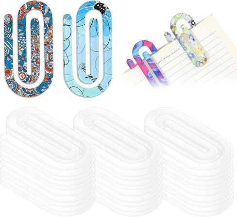 24 Pcs Sublimation Paper Clips Jumbo Blanks, 4x2 Inch Acrylic Sublimation Paperclips Blanks Large, Personalized Paper Clips for Crafts, Gifts, Home, Office, School Use in Saudi Arabia