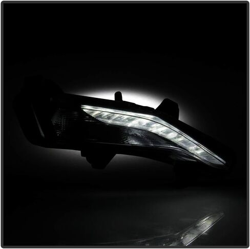 Acanii - لعام 2019-2022 Chevy Malibu مصنع المصنع النمط انعطاف ضوء الإشارة ث/LED DRL DRIVE FOG SIDE RH Side RASENGER in Saudi Arabia