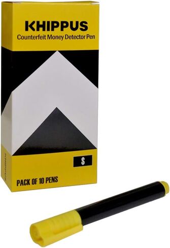 Counterfeit Bill Money Detector Pen, The Marker That Detects Fake Currency (Pack of 5 pens) in Saudi Arabia