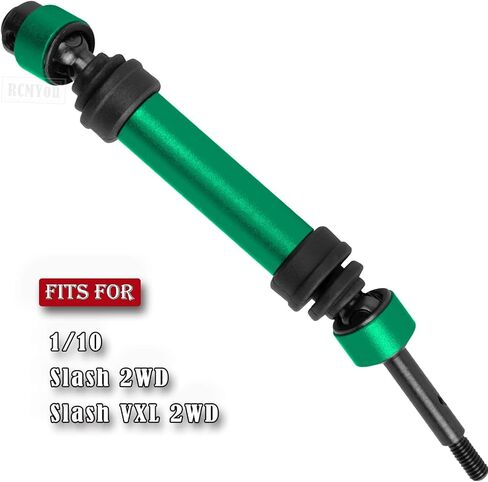 RC RECT DRIVE SHAFT CVD & FRONT AXLES ترقيات جزء من 1/10 SLASH 2WD/SLASH VXL 2WD ، الفولاذ المقاوم للصدأ رقم 45 مع سداسية ، ملونة in Saudi Arabia