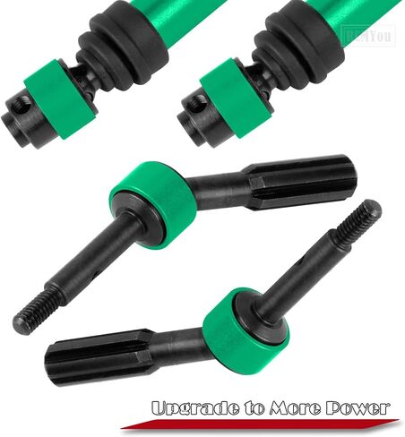 RC RECT DRIVE SHAFT CVD & FRONT AXLES ترقيات جزء من 1/10 SLASH 2WD/SLASH VXL 2WD ، الفولاذ المقاوم للصدأ رقم 45 مع سداسية ، ملونة in Saudi Arabia