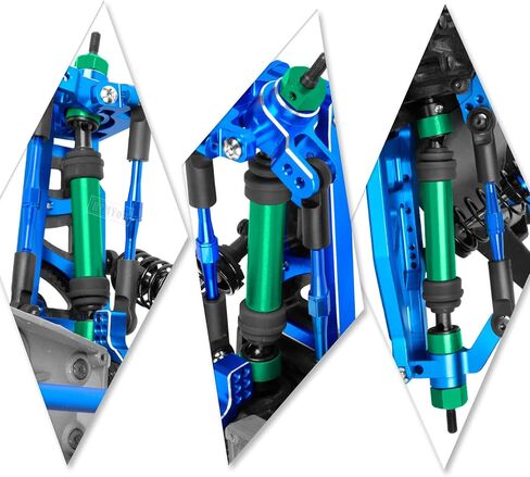 RC RECT DRIVE SHAFT CVD & FRONT AXLES ترقيات جزء من 1/10 SLASH 2WD/SLASH VXL 2WD ، الفولاذ المقاوم للصدأ رقم 45 مع سداسية ، ملونة in Saudi Arabia