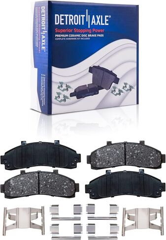 Detroit Axle - Front Brake Kit for 2WD 1995-2001 Ford Explorer, 98-02 Range, 97-01 Mountaineer Replacement Brakes Rotors and Ceramic Brake Pads: 11.30" inch Rotors - [w/Torsion Bar Suspension] in Saudi Arabia