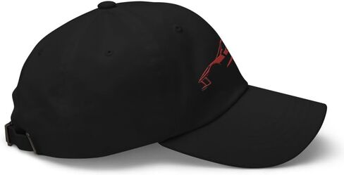 2024 سيارة رياضية C8 Dad Hat لسائقي Corvette Red Mist Mist Minimalist Silhouette CAP in Kuwait