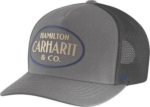 Carhartt Men's 106740 Twill Mesh-Back Hamilton Embroidered Cap in Saudi Arabia