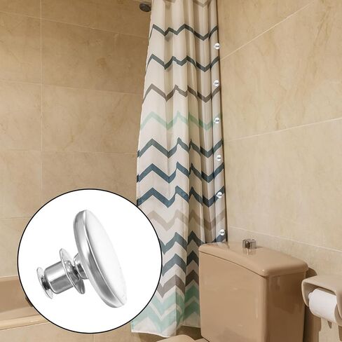 80Pcs Curtain Magnets Closure, Double Sided Magnetic Suction Curtains, Keep Curtain Liner Closed to The Wall, Windproof Stop Protect Splash Clips Home Bedroom Bathroom Office Draperies in Saudi Arabia