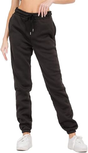 Weiv Gear Women's Growpants - مرن الخصر الرباط المرن في الساق المدببة غير الرسمية لليوغا يوجا الجري. in Kuwait