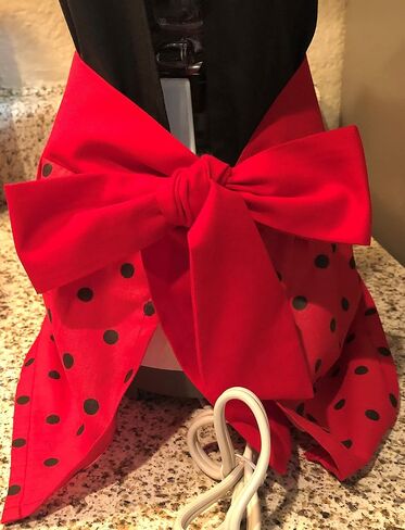 Dust Cover for OSTER. -Design: Strawberry/Red-Black Dots. - Blender dust cover- Ribbon to tie a bow. in Saudi Arabia