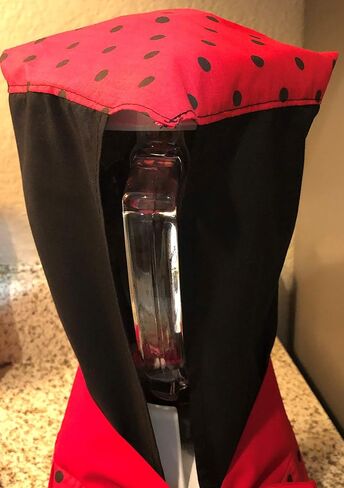 Dust Cover for OSTER. -Design: Strawberry/Red-Black Dots. - Blender dust cover- Ribbon to tie a bow. in Saudi Arabia