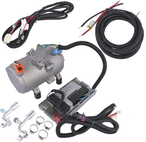 12V DC Universal Electric Air Conditioning Compressor Kit with External Control Panel Core and Long Power Cord Replacement for RVs, Campers, Trucks & Buses AKWH in Saudi Arabia