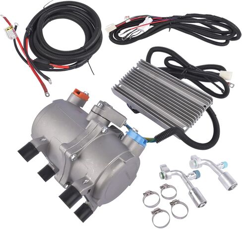 12V DC Universal Electric Air Conditioning Compressor Kit with External Control Panel Core and Long Power Cord Replacement for RVs, Campers, Trucks & Buses AKWH in Saudi Arabia