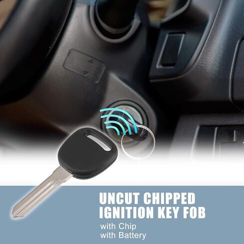 Uncut Chipped Ignition Key Fob for Chevy Silverado 1500 2500 3500 1999-2002 Reusable | Transponder Chip Key 1 Pcs for Chevy Tahoe 2000-2006 in Saudi Arabia