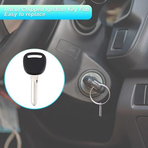 Uncut Chipped Ignition Key Fob for Chevy Silverado 1500 2500 3500 1999-2002 Reusable | Transponder Chip Key 1 Pcs for Chevy Tahoe 2000-2006 in Saudi Arabia
