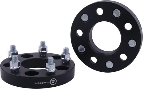VLAOSCHI Black Forged 5x4.75 to 5x4.5 Wheel Adapters 1 Inch with 12x1.5 Studs Compatible with Chevy GMC 5 Lug 5x120.65 to 5x114.3 for Camaro Corvette Blazer S10 Jimmy Sonoma - Pack of 4 in Saudi Arabia