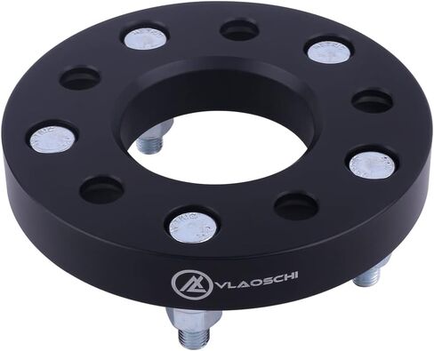 VLAOSCHI Black Forged 5x4.75 to 5x4.5 Wheel Adapters 1 Inch with 12x1.5 Studs Compatible with Chevy GMC 5 Lug 5x120.65 to 5x114.3 for Camaro Corvette Blazer S10 Jimmy Sonoma - Pack of 4 in Saudi Arabia