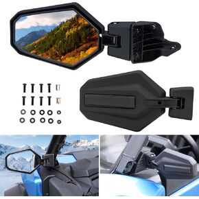 A & UTV PRO Side Mirrors for 2021-2025 Can-Am Commander, Adjustable Folding Break Away Rearview Mirrors for 2018-2025 Can-Am Maverick Sport/Trail Accessories, Replace OEM 715003639 in Saudi Arabia