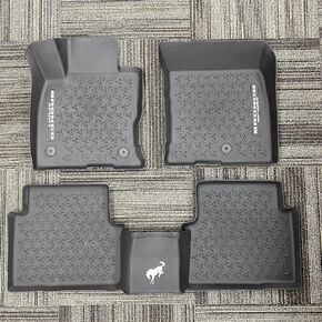 Ford 2021-2024 Bronco Sport OEM Tray Style Molded Black Floor Mats for Vinyl Flooring MP1Z-7813300-BA in Kuwait