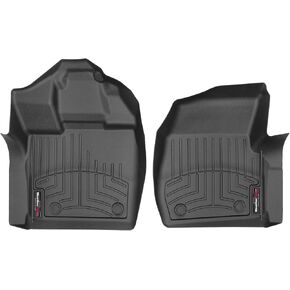 WeatherTech Custom Fit FloorLiners for Ford F-150-1st Row (449521V), Black in Saudi Arabia