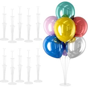 4 مجموعة البالون ستانف أدوات - يقف بالون طاولة مع قاعدة ، وعصي بالون تجميع سهلة ، وحاملي البالون القابلة لإعادة الاستخدام للاستحمام للأطفال ، وحفلات الزفاف ، وأعياد الميلاد ، وزينة الحفلات. in Kuwait