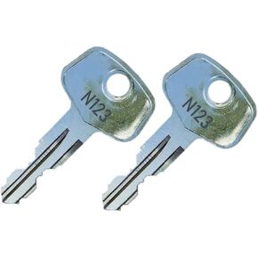 2 مفاتيح استبدال Thule N123-رفوف السقف ، القضبان ، مربع الشحن ، شركات النقل ، العارضة ، النقل ، الأكياس (الرموز N001-N250 أو N001R-N250R) أفضل من OEM! in Kuwait